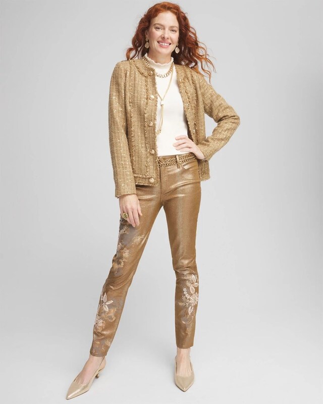 Girlfriend Coated Ankle Jeans - image 2